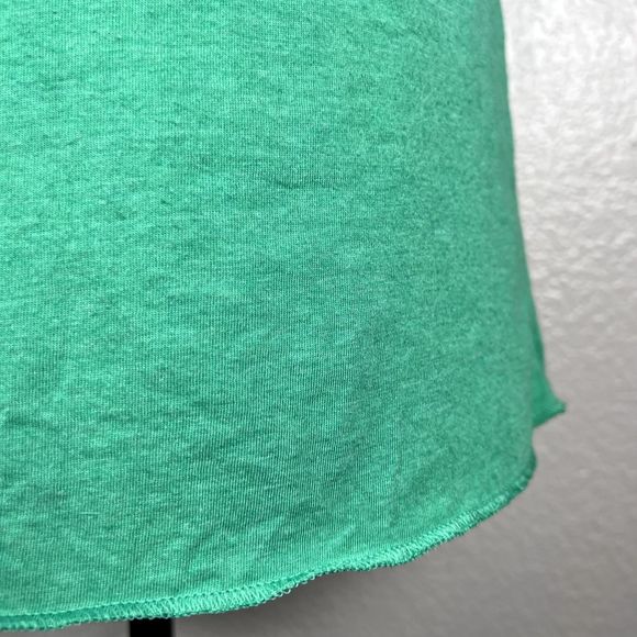 Next Level Lucky Lou's Sz M Long Tank Top Racerback Green Dice Stars Denton, TX - Picture 5 of 10